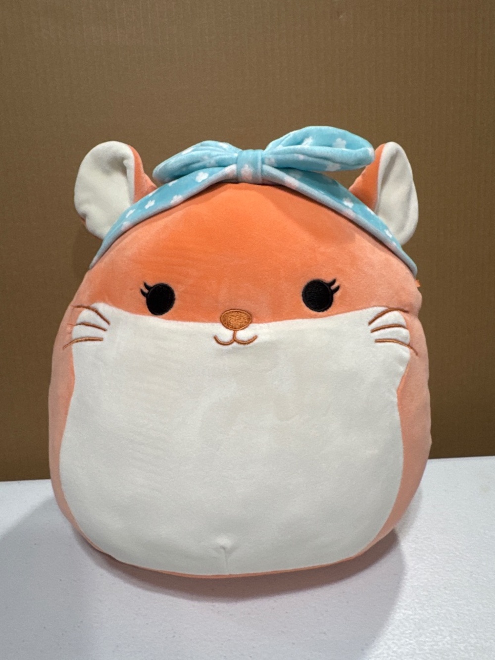 Squishmallows Erica the peach chinchilla soft play pillow